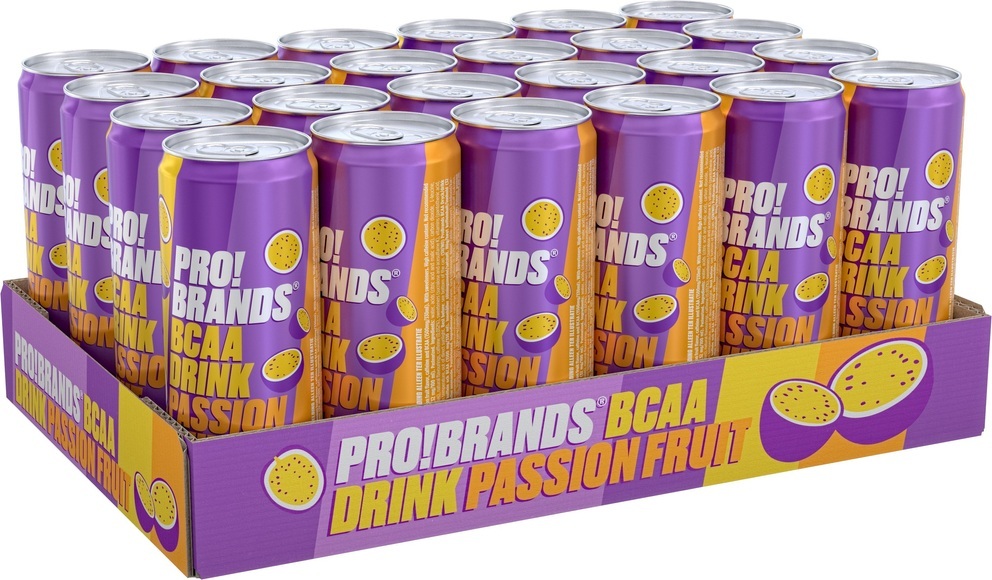 PRO!BRANDS BCAA Drink Passion Fruit (24x330ml)