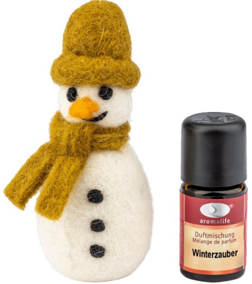 Aromalife Geschenkset Schneemann mit Duftmischung Winterzauber 5ml (1 Stk)