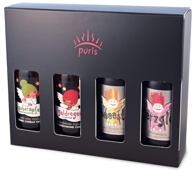 PURIS Sirup Geschenkkarton Engeli (4x25cl)
