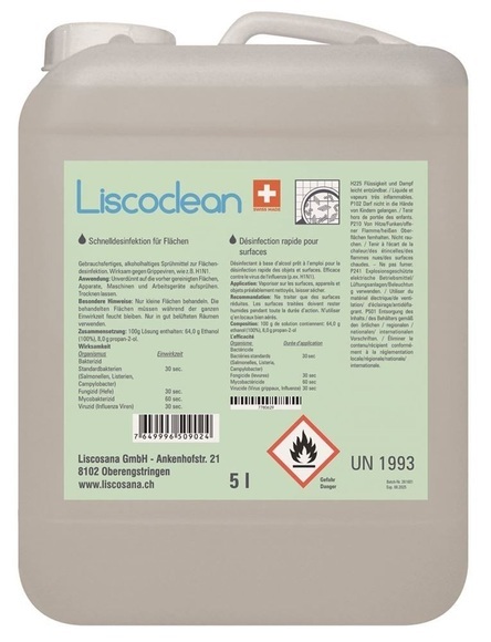 Liscoclean Flächendesinfektion (5 Liter)
