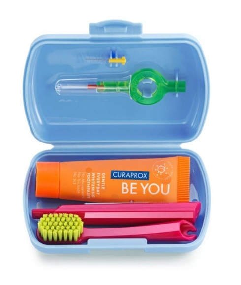 Curaprox Travel Set, blau (1 Stk)