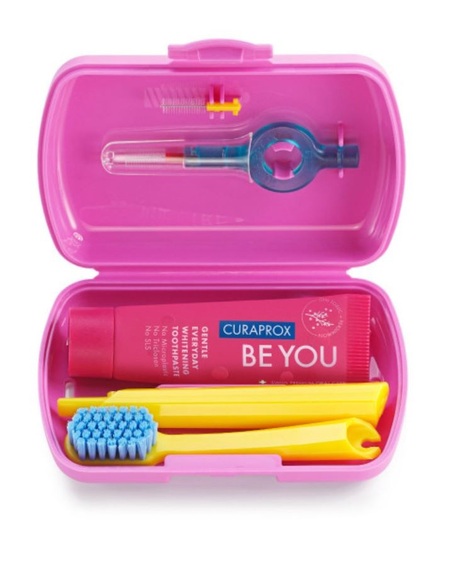 Curaprox Travel Set Ortho pink (1 Stk)