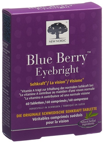 NEW NORDIC Blue Berry Eyebright Tabletten (120 Stk)