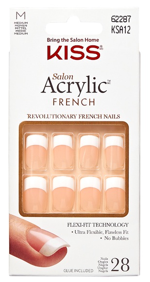 KISS Salon Acrylic French Nail Kit - Rumour Mill (1 Stk)