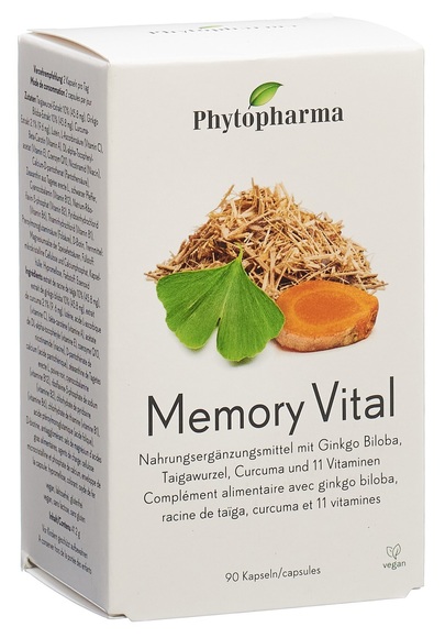 Phytopharma Memory Vital Kapseln (90 Stk)
