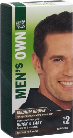 Henna Plus Mens Own Syst2 mittel-braun (1 Stück)