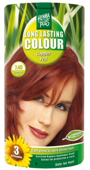 Henna Plus Long Last Colour 7.46 copper red (1 Stück)