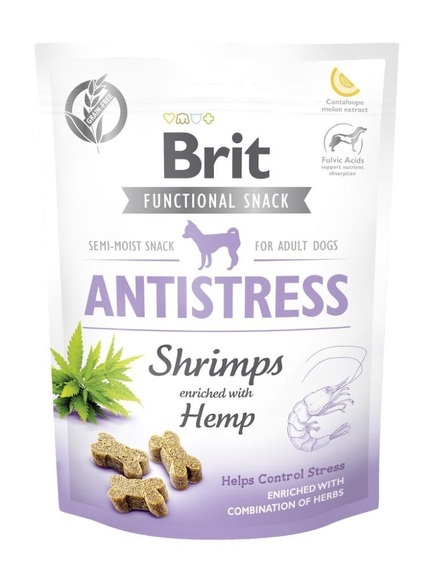 Brit Functional Snack Dog Antistress Shrimps (10x150g)