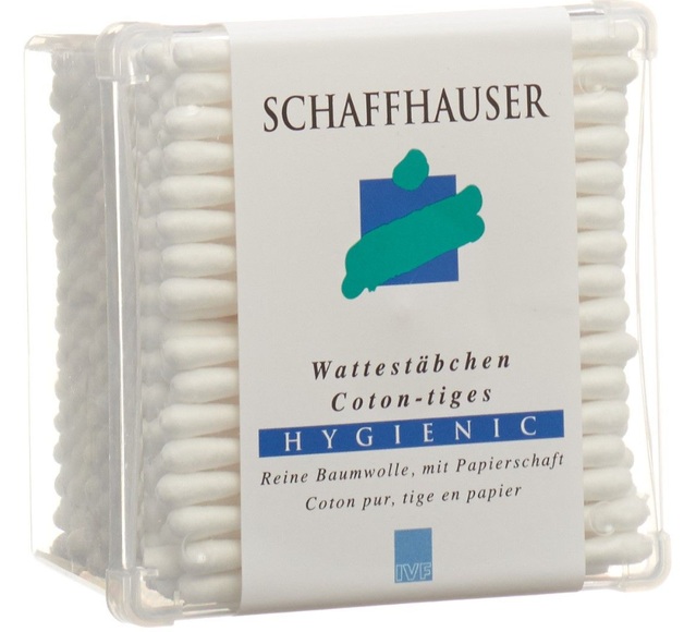 Schaffhauser Wattestäbchen Hygienic (200 Stück)