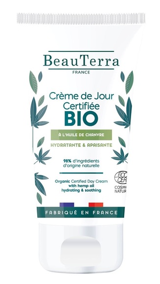 BeauTerra Tagescreme Hanf & Aloe Vera Bio (50ml)
