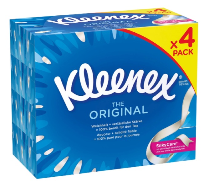 Kosmetiktücher Original Quattro-box Damen 4X72STK