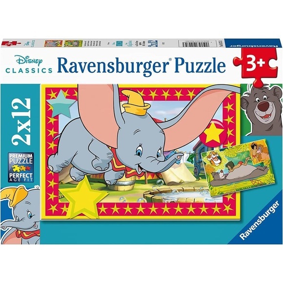 Ravensburger 2x12 Puzzle - Das Abenteuer ruft!