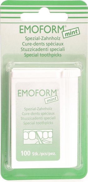Emoform Zahnhölzer mint (100 Stück)