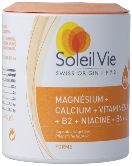 Soleil Vie Kapseln mit Magnesium, Calcium & Vitaminen (100 Stk)
