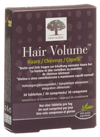 NEW NORDIC Hair Volume Tablette (30 Stück)