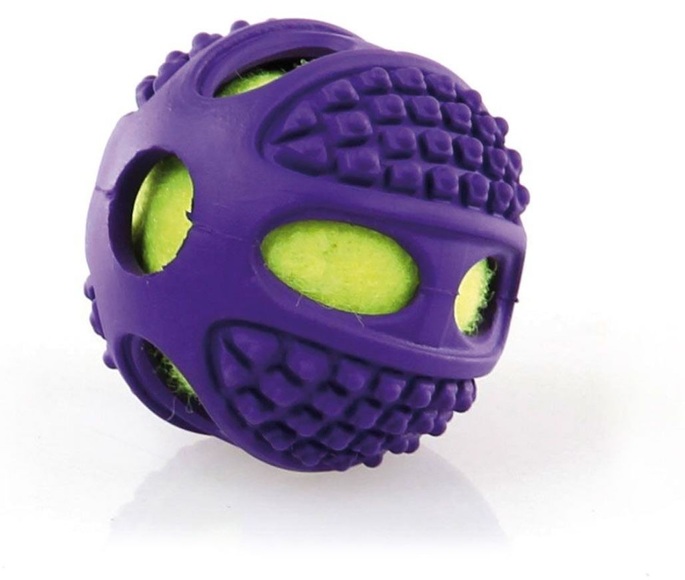 swisspet Ballo S, D=6.4cm violett Hunde Spielzeug
