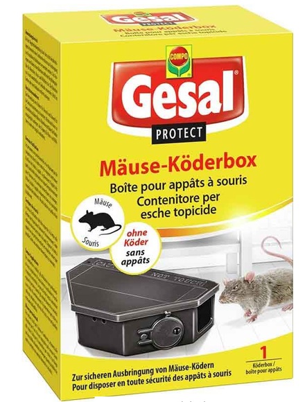 Gesal PROTECT Mäuse Köderbox leer (1 Stück)
