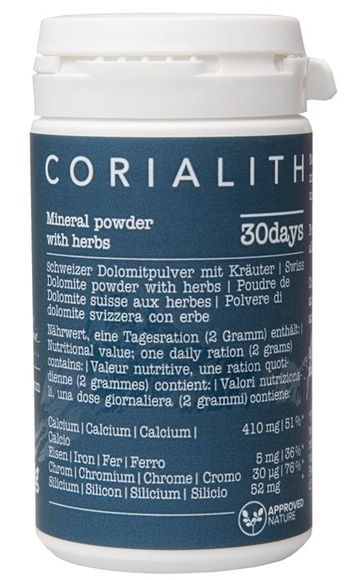 Corialith Schweizer Dolomitpulver mit Kräuter (250 g)