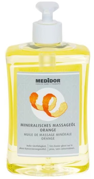 MEDiDOR Massageöl Orange mit Dosierspender (500ml)