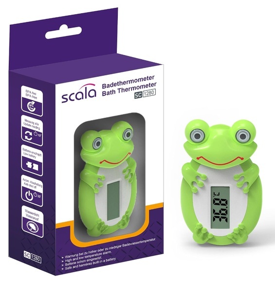 Scala Digital Badethermometer SC 1280 Frosch (1 Stk)