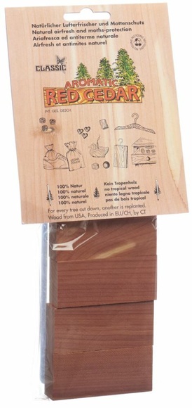 Rote Zeder nholz Block (4 Stück)