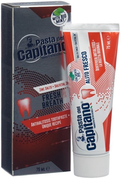 pasta del capitano antibakteriell alito fresco (75 ml)