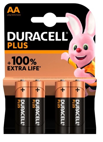 Duracell Batterien PLUS AA/LR6 4 Stück