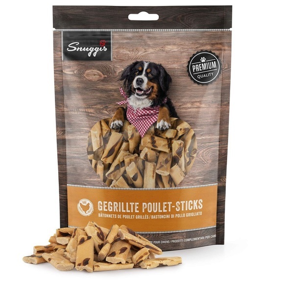 QUALIDOG Hundesnack Grill Snackstreifen klein Huhn 300g