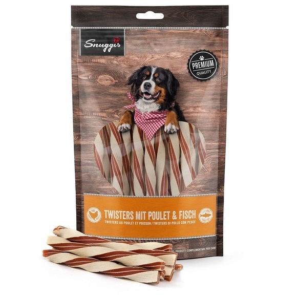 Snuggis Hundesnack Twisters mit Poulet & Fisch 400g
