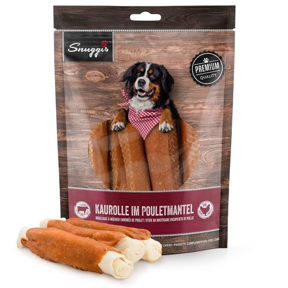 QUALIDOG Leckerrolle im Pouletmantel 8 Stück 300g