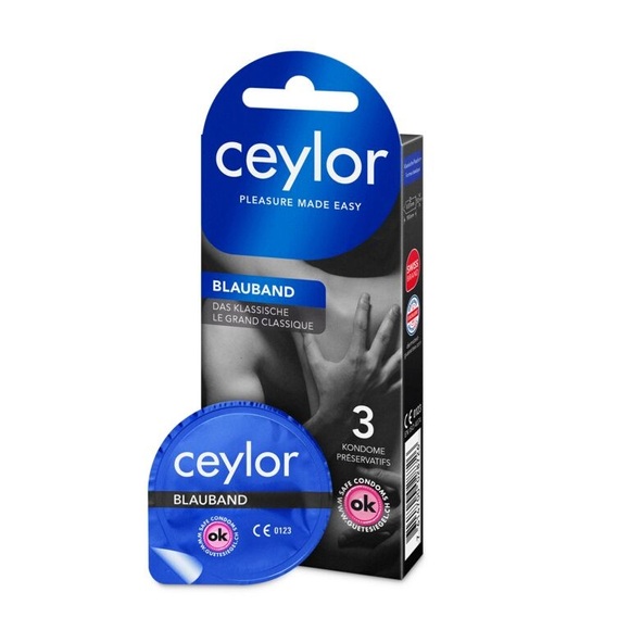 ceylor Blauband Präservativ mit Reservoir (3 Stück)