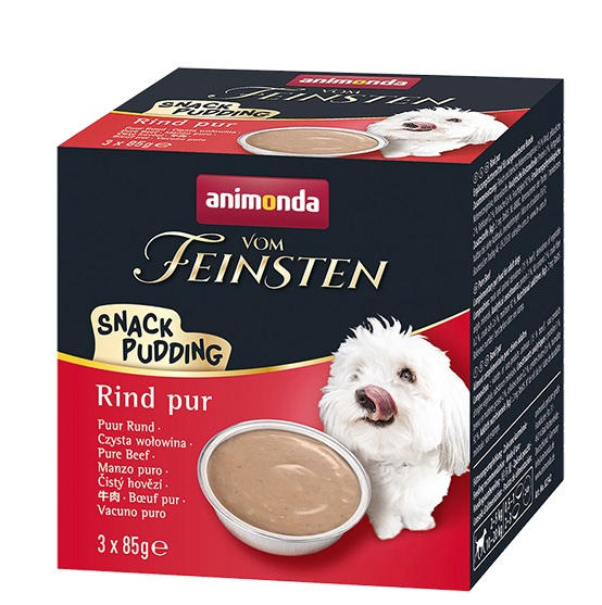 5 + 1 gratis! Animonda Vom Feinsten Adult Snack-Pudding 6 x 85 g - Rind pur