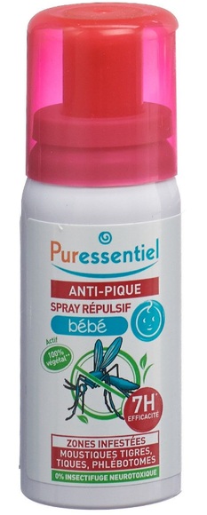 Puressentiel mit ätherischen Ölen Mückenstichspray für Babys