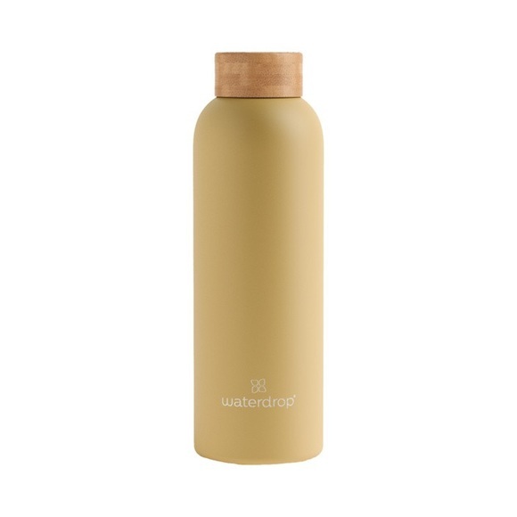 waterdrop Steel Bottle Yellow Matt (1 Stk)