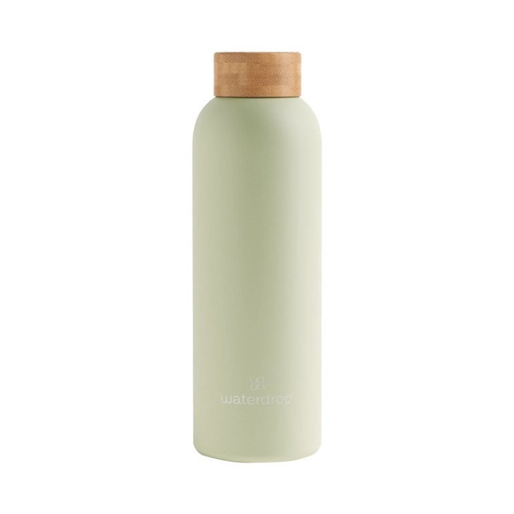 waterdrop Edelstahlflasche 600ml Edelstahlflasche lindgrün