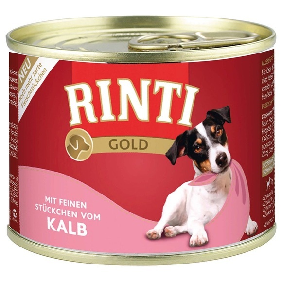 Sparpaket RINTI Gold 24 x 185 g - Kalbstückchen
