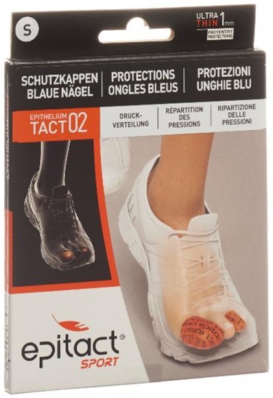 Epitact Zehenschutzkappe bei blauen Nägeln S 23mm (2 Stück)