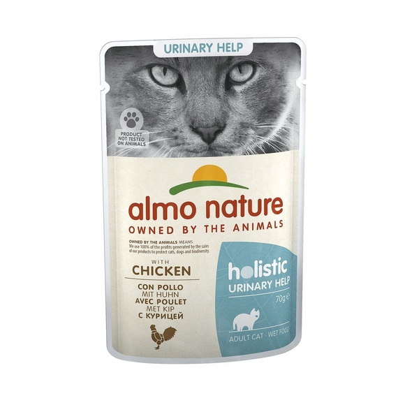 Almo Nature Urinary Support Pouch - 12 x 70 g mit Huhn