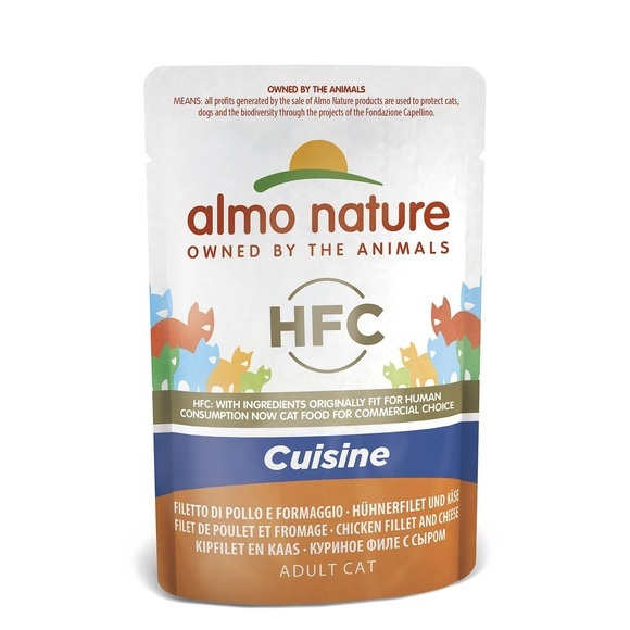 Almo Nature HFC Cuisine Hühnerfilet & Käse 55g