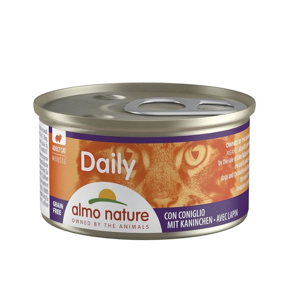 Almo Nature Daily Menu 6 x 85 g - Mousse mit Kaninchen
