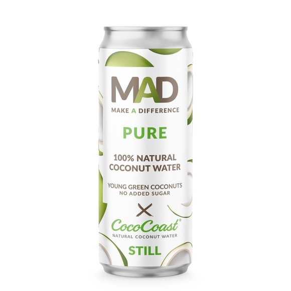 MAD Pure Kokoswasser mit Himbeersaft (330ml)