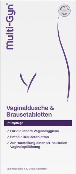 Multi Gyn Vaginaldusche + Brausetablette CombiPack (1 Stück)