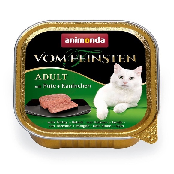 Megapack Animonda vom Feinsten Adult 64 x 100 g - Pute & Kaninchen