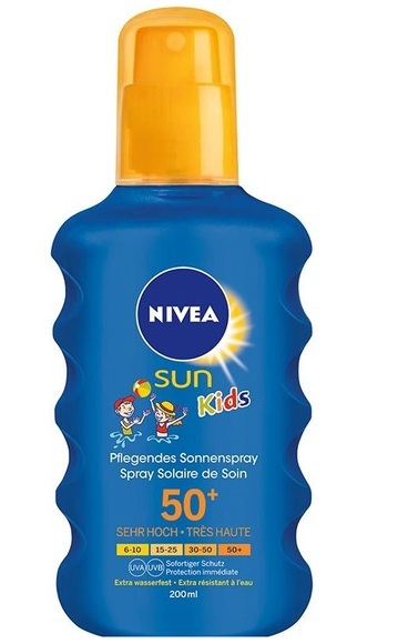 Nivea Sun Kids Pflegendes Sonnenspray LSF 50+ farbig 200ml