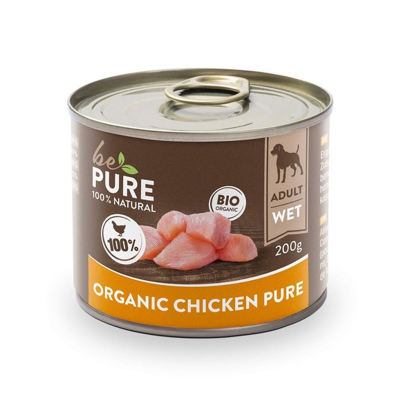 bePure Hundefutter Adult Reinfleisch Bio Huhn 400g