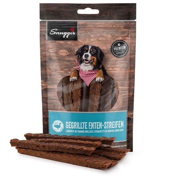 QUALIDOG Hundesnack Grill Snackstreifen Ente 130g