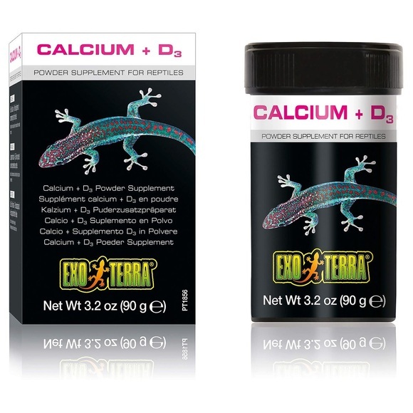 Exo Terra Calcium +D3 / Kalzium +D3 90g
