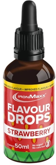 ironMaxx Flavour Drops - Erdbeere