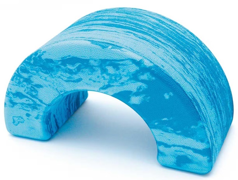SISSEL Pilates Roller Pad Head Align Dynamic blau marmor (1 Stück)