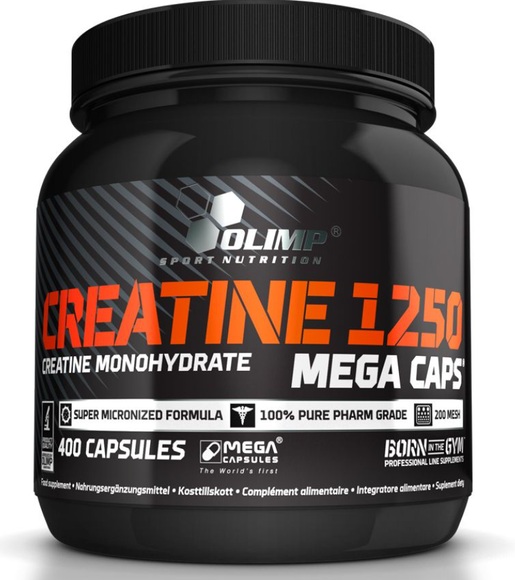 Creatine Mega Caps 1250 (400 Kapseln)